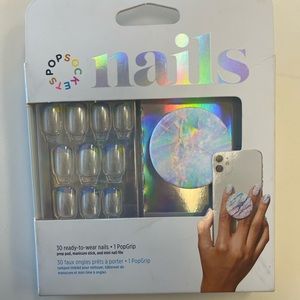 Chrome Pop Socket Nail & Socket Set